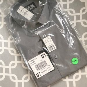 NWT Men’s S Cast Iron Gray Shirt Modern Fit